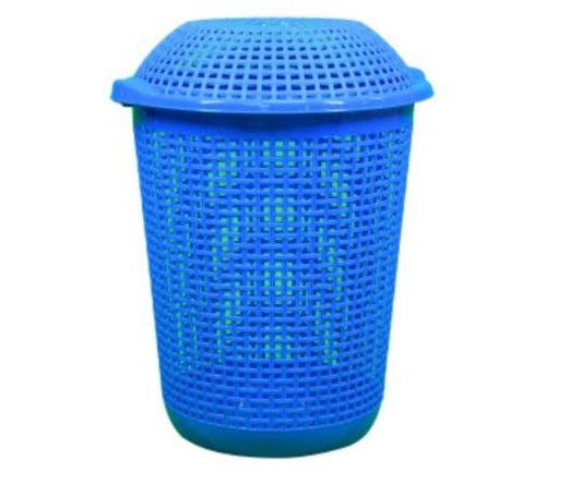 Hamper rattan con tapa